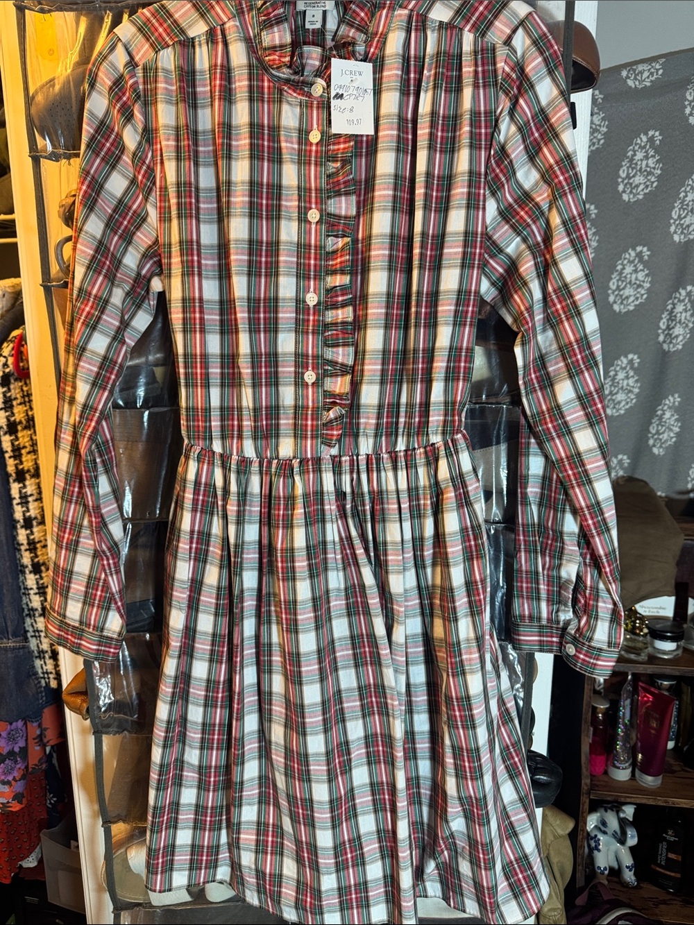 J.Crew Plaid Dress